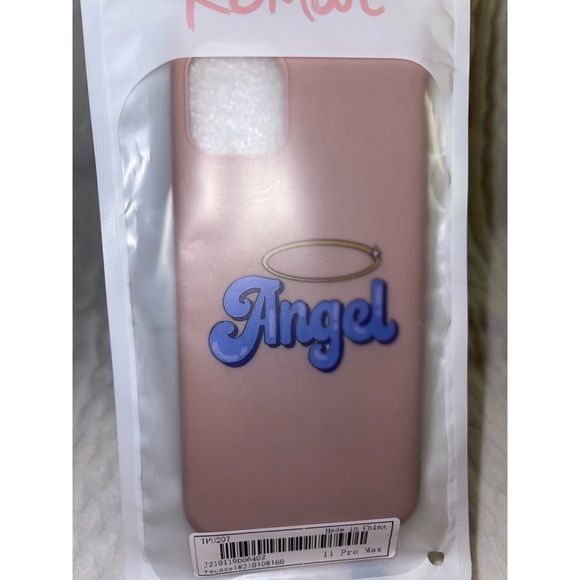 Pink Angel Graphic iPhone 11 Pro Max Case 💜 - Picture 6 of 17